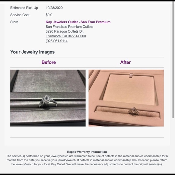 1/2 carat ring - Picture 2 of 3